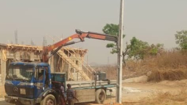 pole installation 1